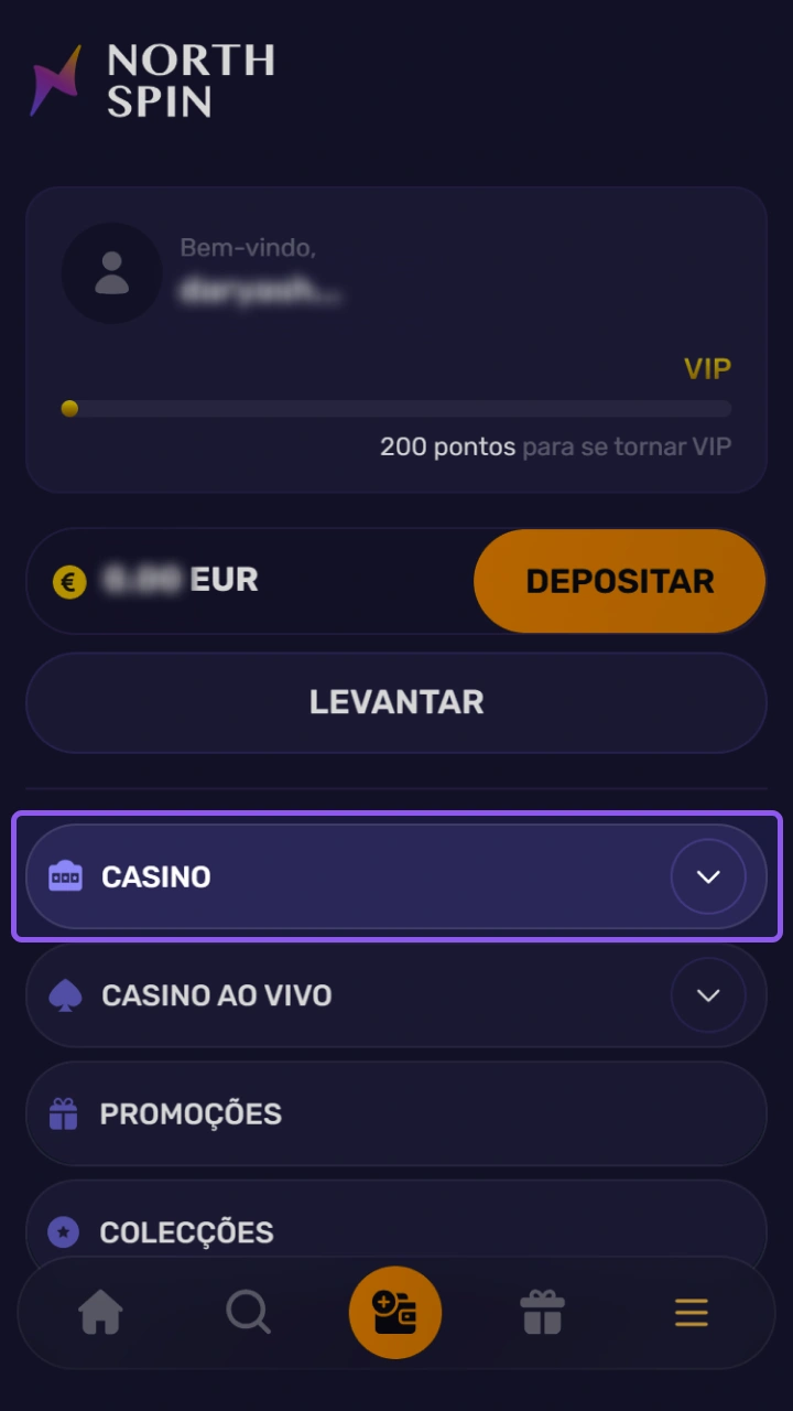 Visite a secção de casinos da NorthSpin para explorar uma enorme variedade de jogos incríveis.